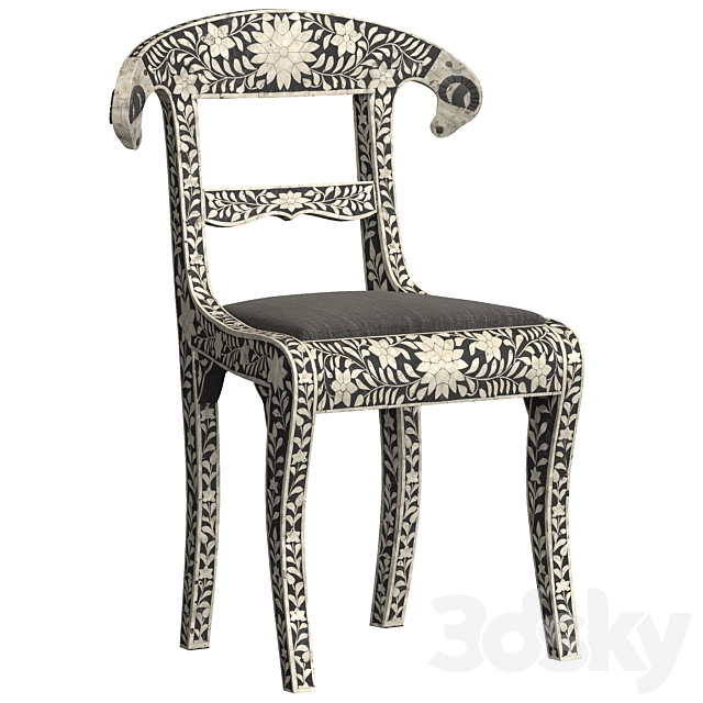 Anglo-Indian Mughal Inlaid Side Chair.jpg