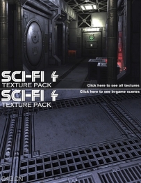 游戏贴图纹理合集 DEXSOFT-GAME: SCI-FI 4 texture pack