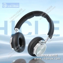 C4DOC工程-头戴式耳机工程头戴式耳机模型挂式耳机模型