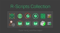 建模辅助R脚本集合超级方便的Cinema 4D工作流程助手R-Scripts Collection
