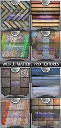 建筑贴图材质大合集 Pro Seamless Textures – Architectural & Nature