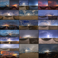 20幅户外高动态天空HDR环境贴图素材蓝天白云日落晚霞晨曦 HDRI Skies Pack 25