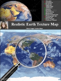 地球贴图 Earth Texture map