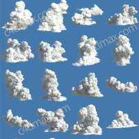 211个真实体积云VDB合集云彩蓝天白云Cloudscapes - Hyper Realistic Vdb Clouds Colle