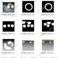 天空/适用于产品反射的高清HDR图片素材/HDR035/58幅小尺寸产品渲染HDR贴图/25个产品环