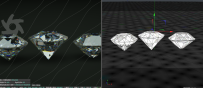 Octane工程模型-钻石模型钻戒模型宝石模型oc工程