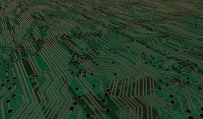 C4D电路板无限拼接贴图 Circuit board