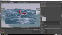 Cinema 4D海洋插件HOT4D(海洋波浪模拟插件)V0.3 双语中英文汉化版中文版 支持R18-R19