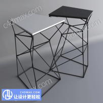 现代宜家茶几3D模型