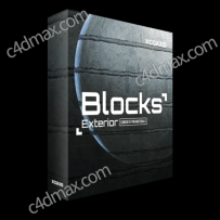 CGAxis – Blocks Exterior Concrete Walls PBR Textures