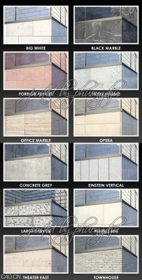 现代建筑墙面装饰纹理 VIZPARK – Modern Walls textures