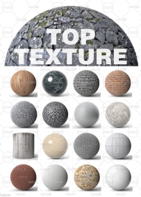 不错常用贴图素材合集 Top Texture – High Quality Seamless CG Textures for 3D