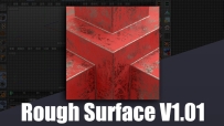 Rough Surface for RedShift C4D 磨损材质编辑脚本
